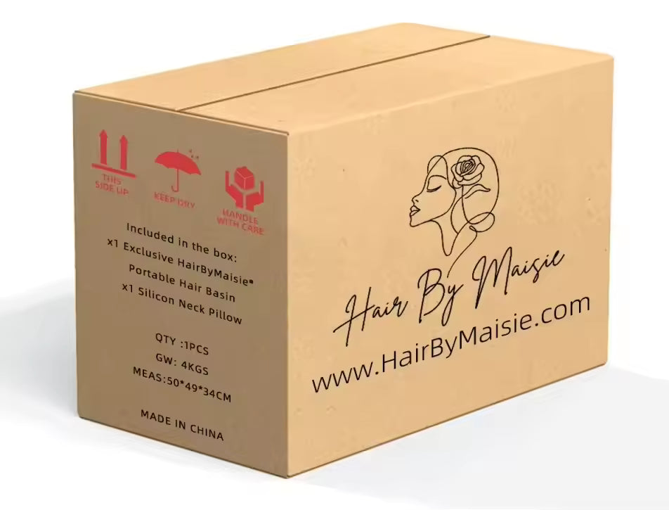 Portable Shampoo Basin Exclusive HairByMaisie® enhanced washing sink