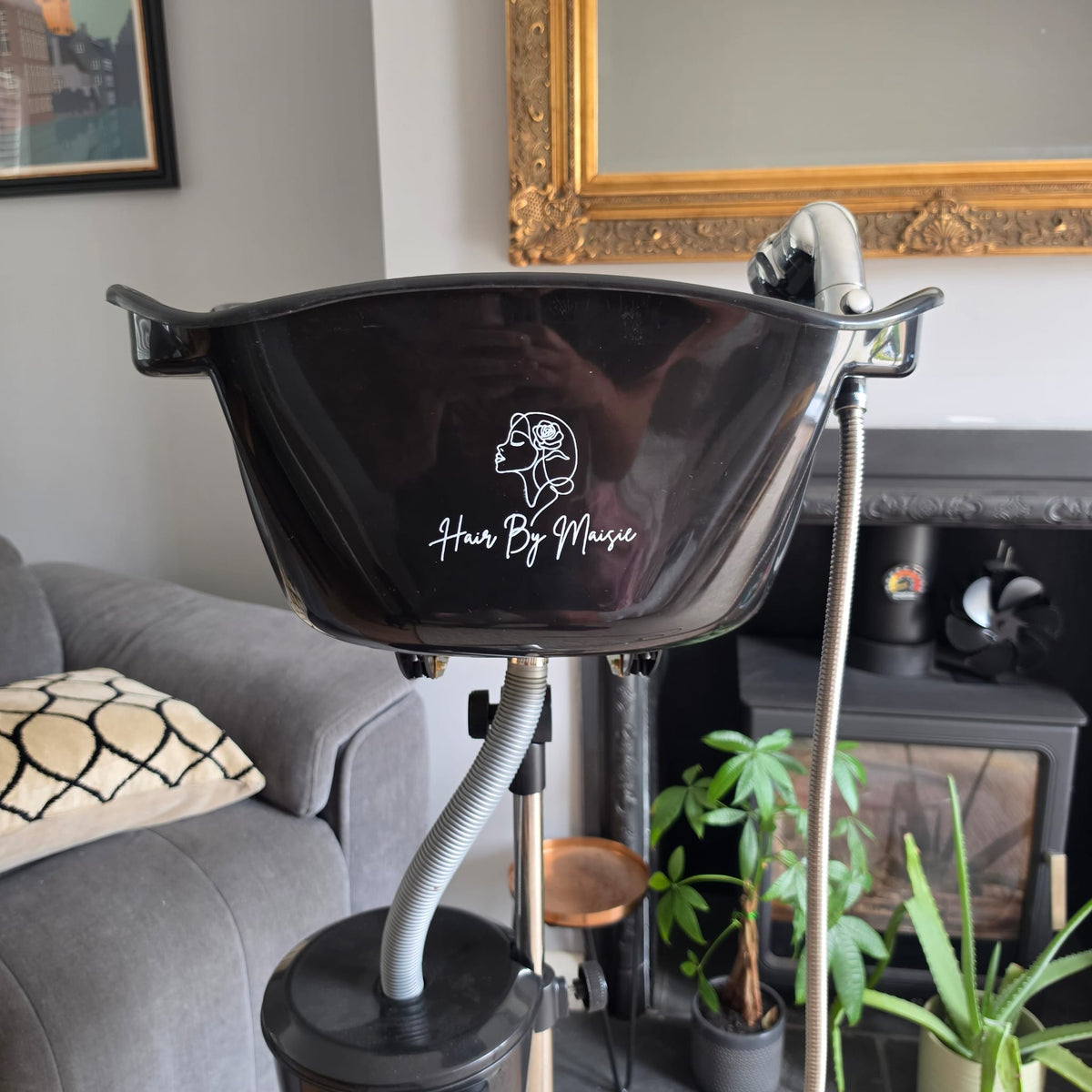 Portable Shampoo Basin Exclusive HairByMaisie® Xtra enhanced washing sink