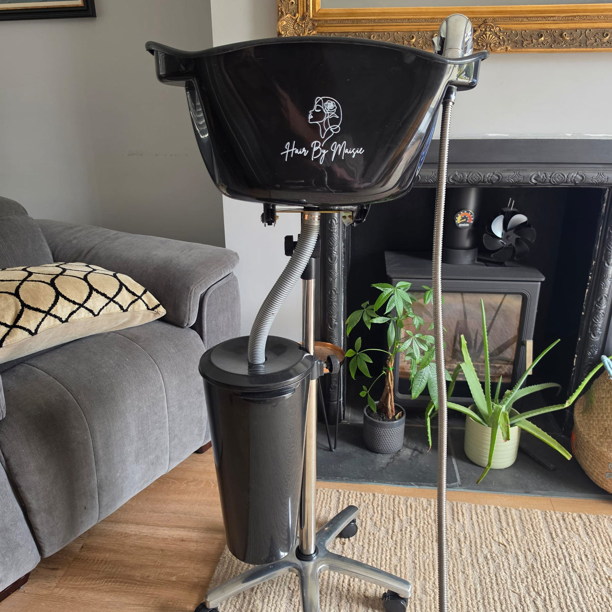 Portable Shampoo Basin Exclusive HairByMaisie® Xtra enhanced washing sink