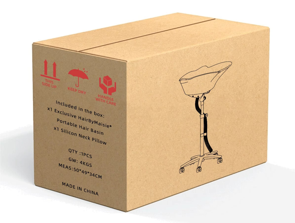 Portable Shampoo Basin Exclusive HairByMaisie® enhanced washing sink